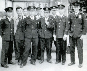 Some of Fran's students (Japanese policemen).