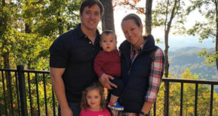 Stephanie Bloom with her daughter and first son