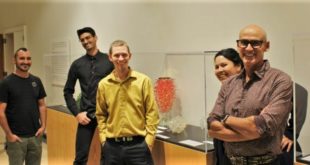Five JU glass artists at the Cummer